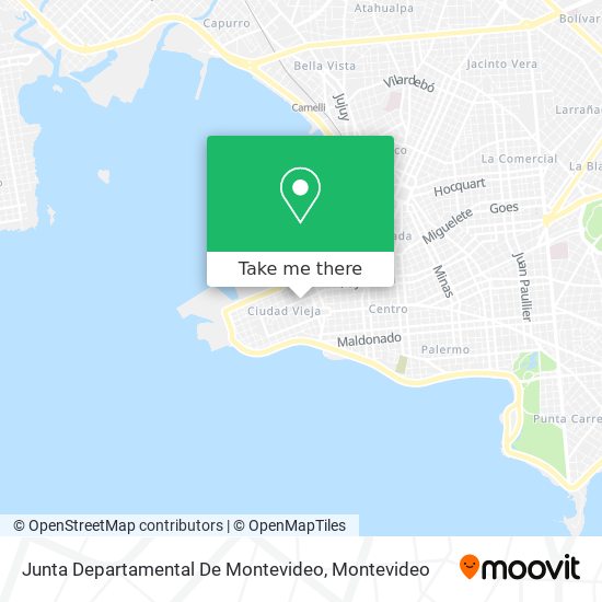 Mapa de Junta Departamental De Montevideo