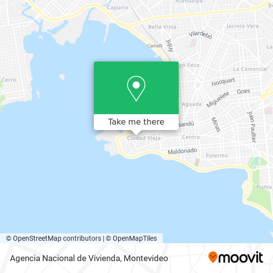 Agencia Nacional de Vivienda map