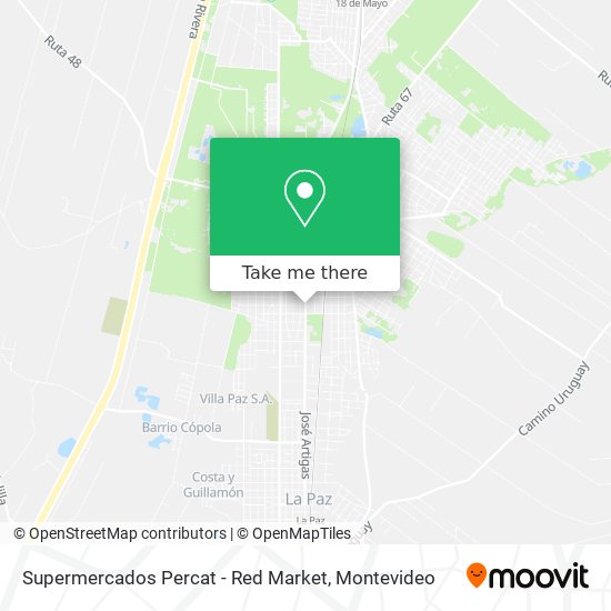 Supermercados Percat - Red Market map