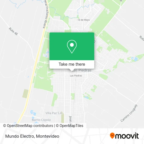 Mundo Electro map