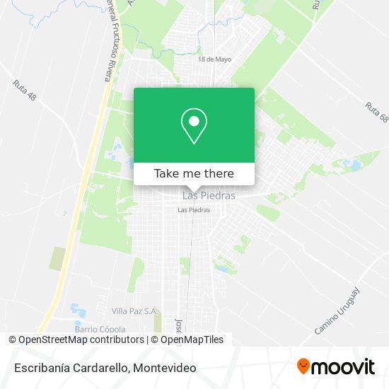 Escribanía Cardarello map