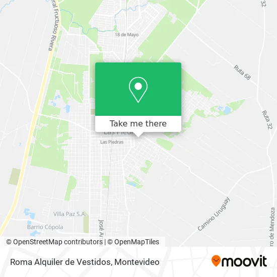 Roma Alquiler de Vestidos map