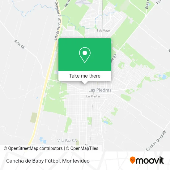 Cancha de Baby Fútbol map