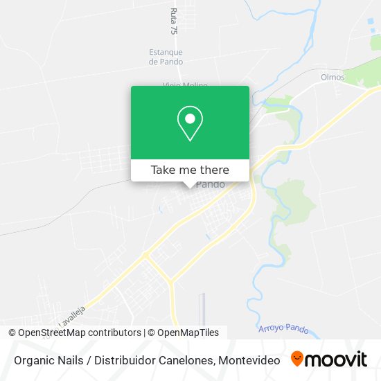 Organic Nails / Distribuidor Canelones map