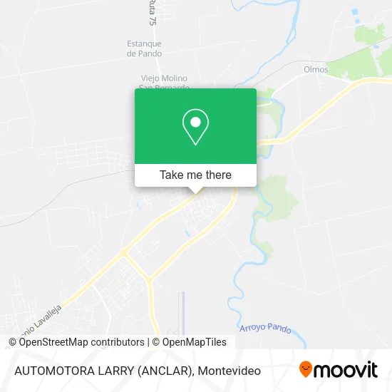 Mapa de AUTOMOTORA LARRY (ANCLAR)