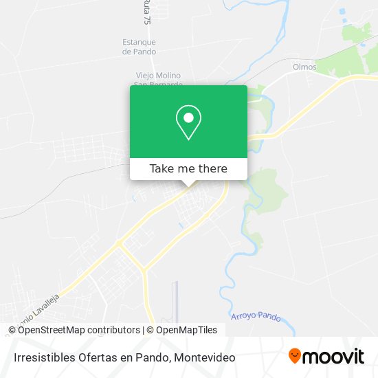 Irresistibles Ofertas en Pando map