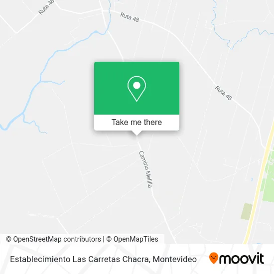 Establecimiento Las Carretas Chacra map