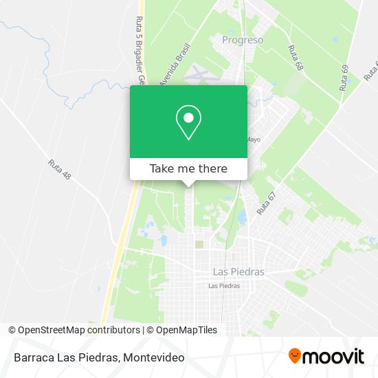 Mapa de Barraca Las Piedras