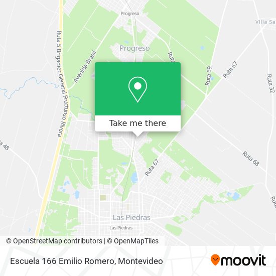 Escuela 166 Emilio Romero map