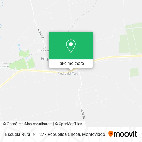 Escuela Rural N 127 - Republica Checa map