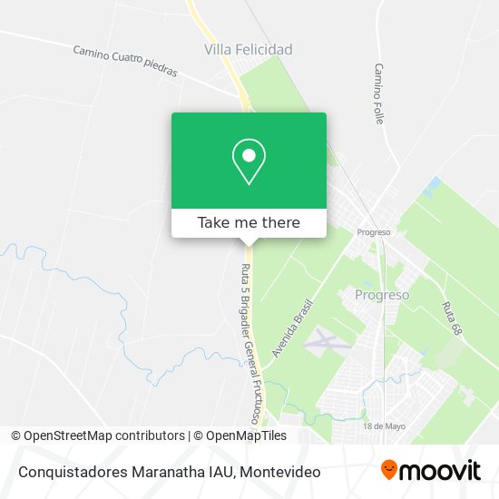 Mapa de Conquistadores Maranatha IAU