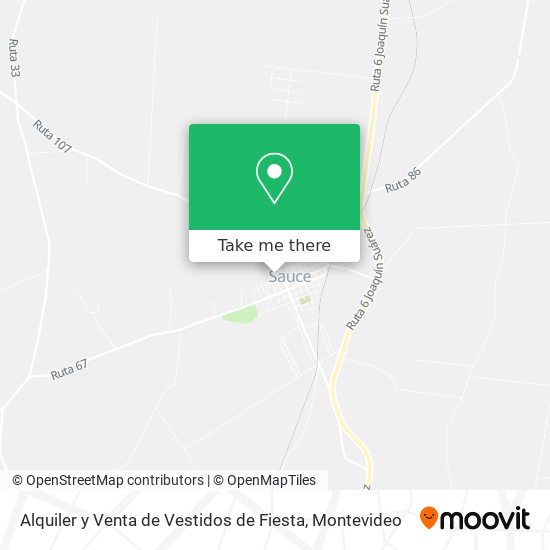 Alquiler y Venta de Vestidos de Fiesta map