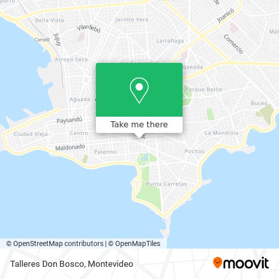 Talleres Don Bosco map