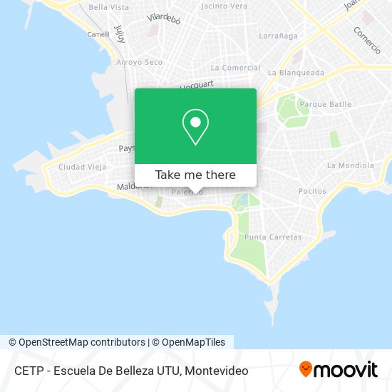 CETP - Escuela De Belleza UTU map