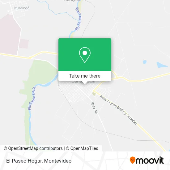 El Paseo Hogar map