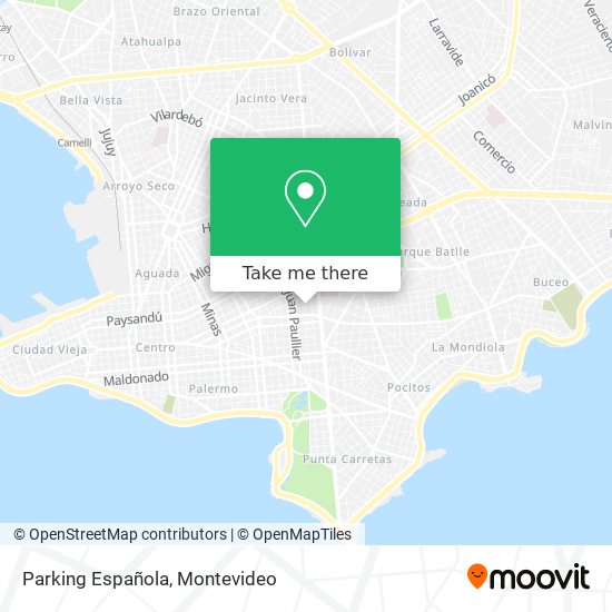 Parking Española map