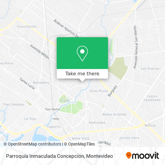 Mapa de Parroquía Inmaculada Concepción