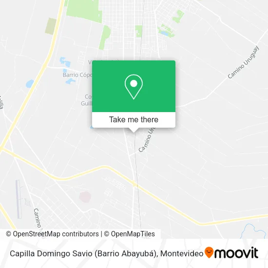 Mapa de Capilla Domingo Savio (Barrio Abayubá)