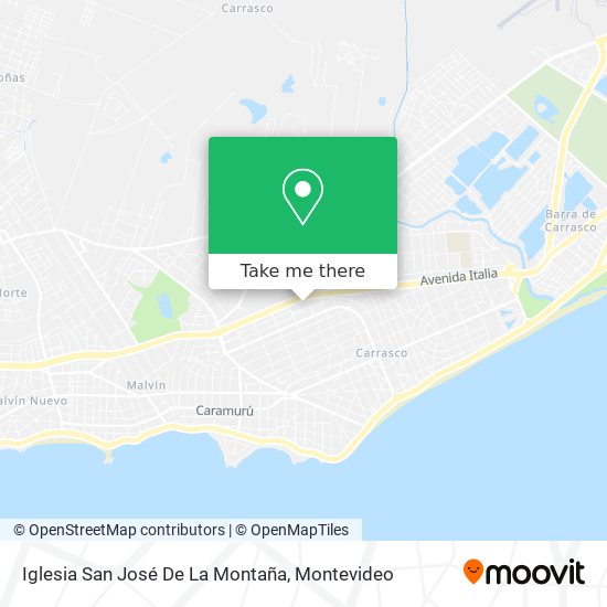 Iglesia San José De La Montaña map