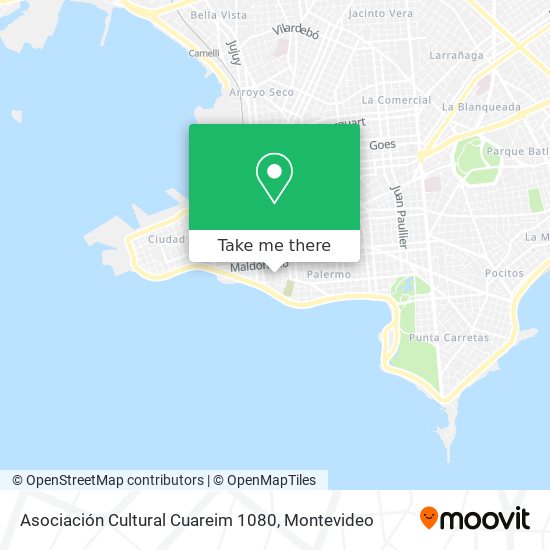 Asociación Cultural Cuareim 1080 map