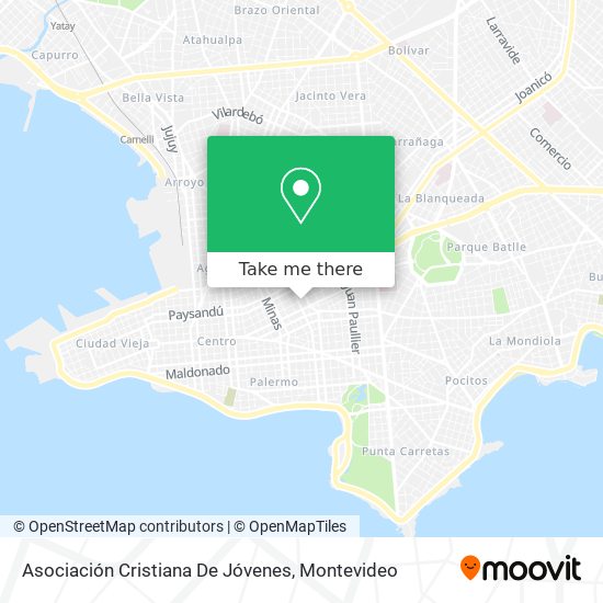 Asociación Cristiana De Jóvenes map