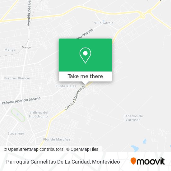 Parroquia Carmelitas De La Caridad map