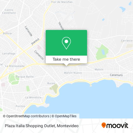 Plaza Italia Shopping Outlet map