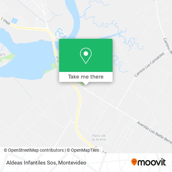 Aldeas Infantiles Sos map