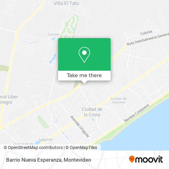 Barrio Nueva Esperanza map