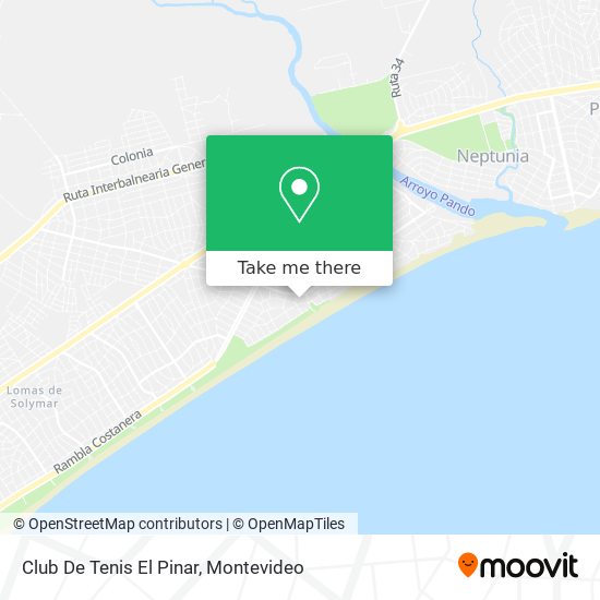 Club De Tenis El Pinar map