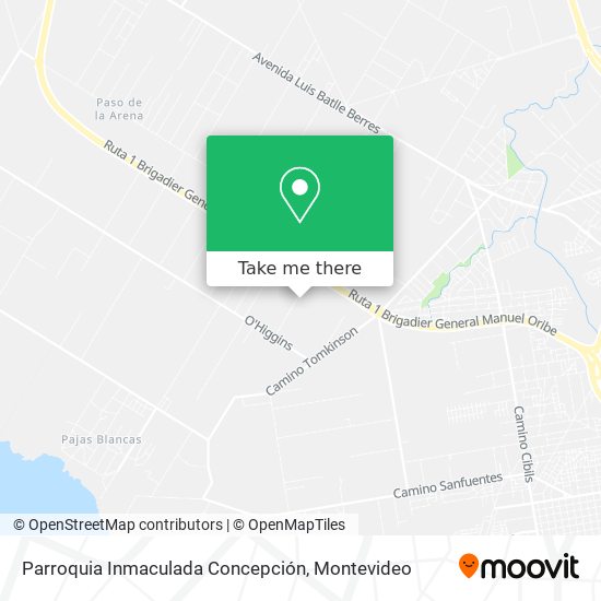 Mapa de Parroquia Inmaculada Concepción