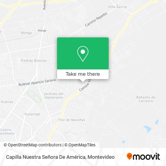 Capilla Nuestra Señora De América map