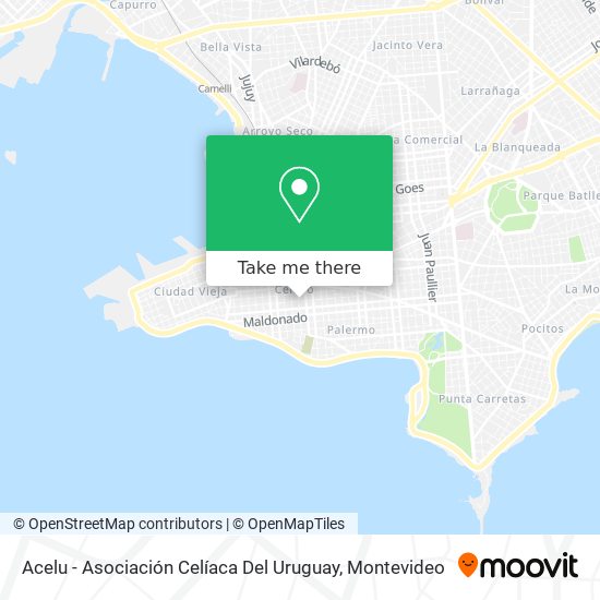 Acelu - Asociación Celíaca Del Uruguay map