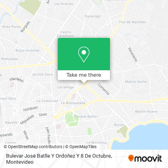 Bulevar José Batlle Y Ordóñez Y 8 De Octubre map