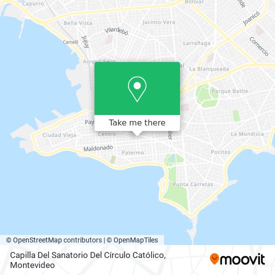 Capilla Del Sanatorio Del Círculo Católico map