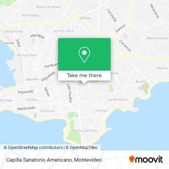 Capilla Sanatorio Americano map