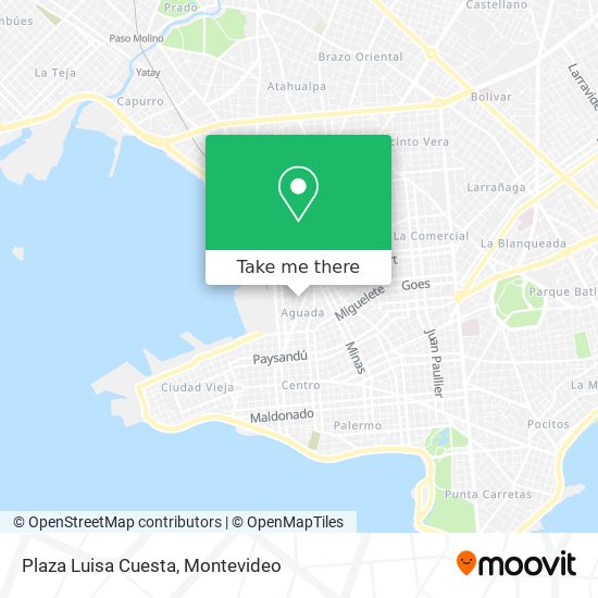Plaza Luisa Cuesta map