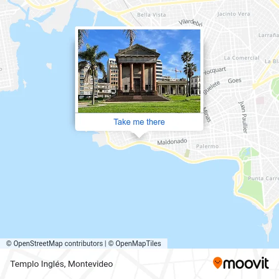 Templo Inglés map