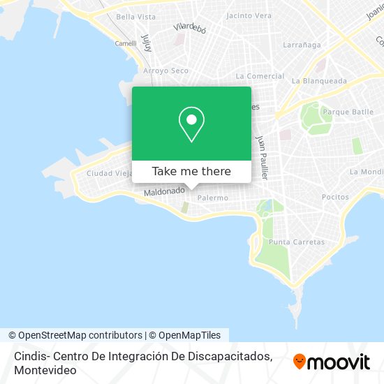 Cindis- Centro De Integración De Discapacitados map