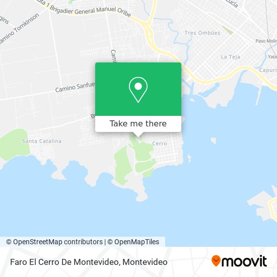 Faro El Cerro De Montevideo map