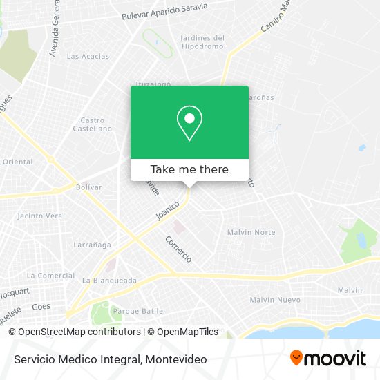 Servicio Medico Integral map