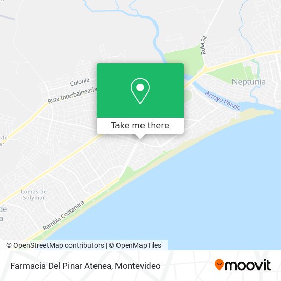 Farmacia Del Pinar Atenea map