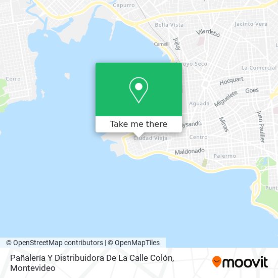 Pañalería Y Distribuidora De La Calle Colón map