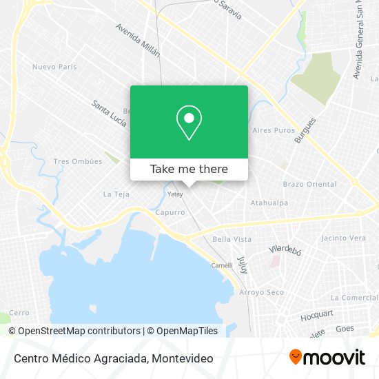 Centro Médico Agraciada map