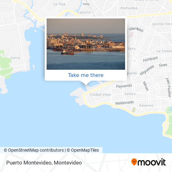 Puerto Montevideo map