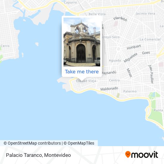 Palacio Taranco map