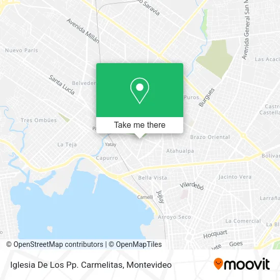 Mapa de Iglesia De Los Pp. Carmelitas