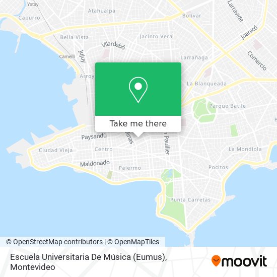 Escuela Universitaria De Música (Eumus) map