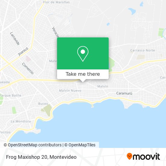 Mapa de Frog Maxishop 20