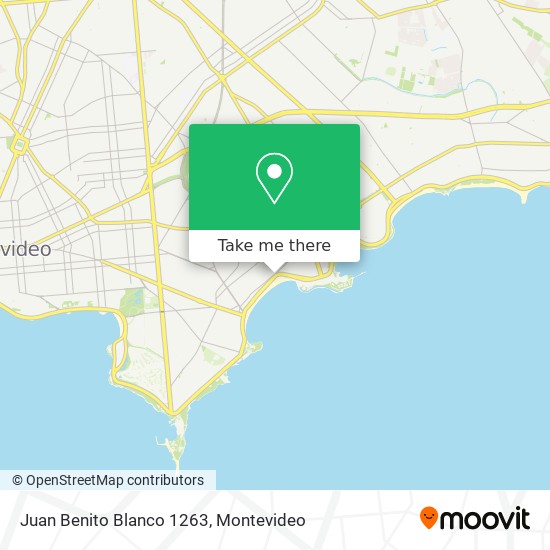 Juan Benito Blanco 1263 map